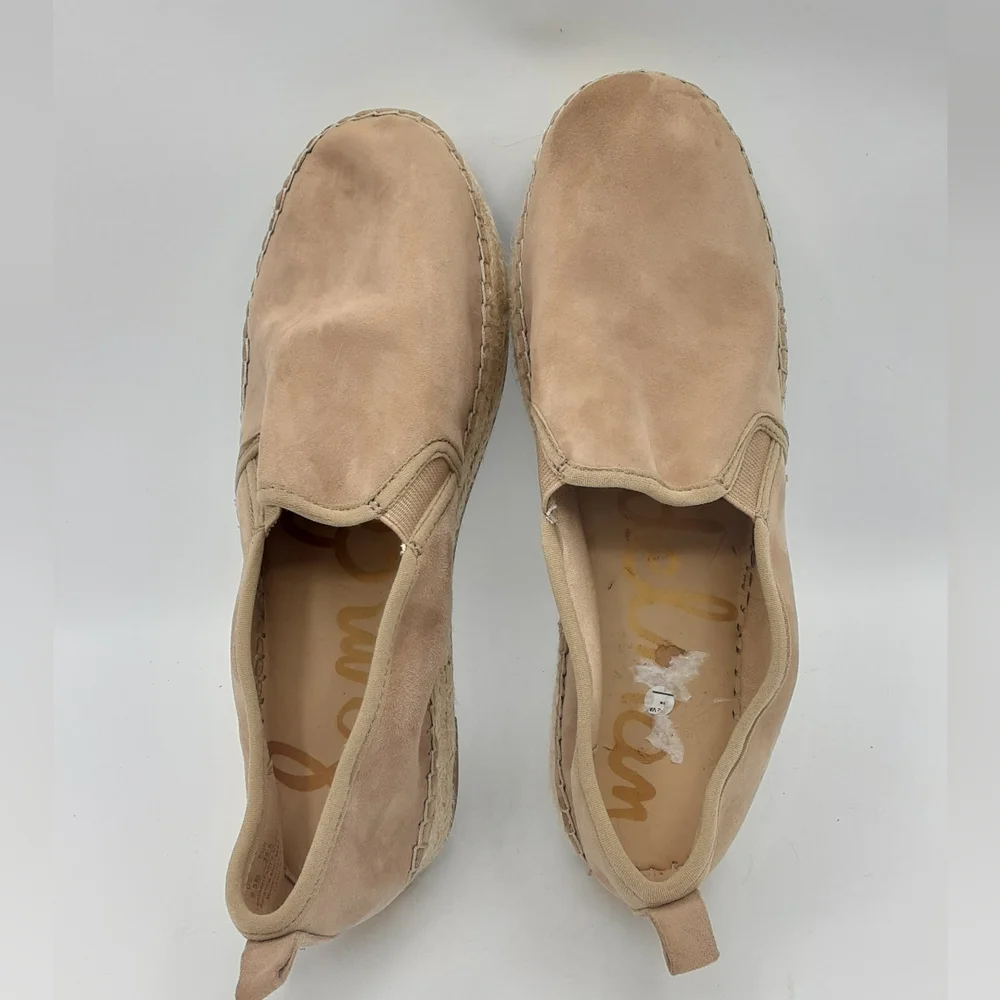 SAM EDELMAN Carrin suede platform espadrilles size 9.5.